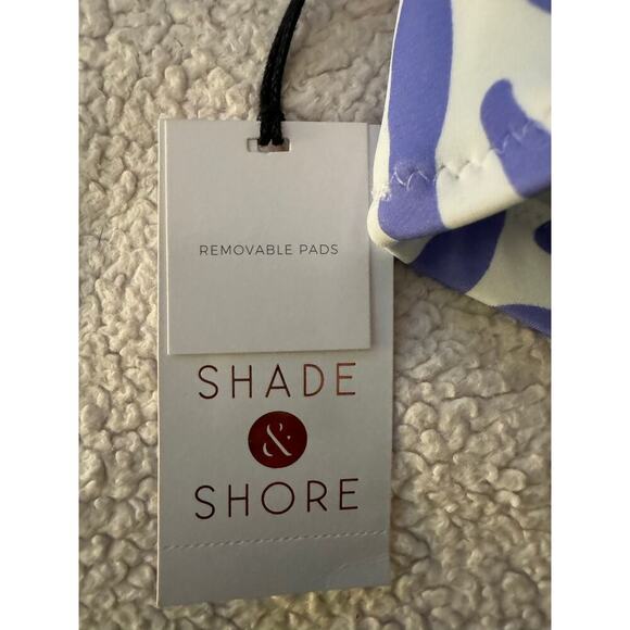 NWT Purple & White Keyhole zebra print bralette by Shade & Shore. - Picture 5 of 8